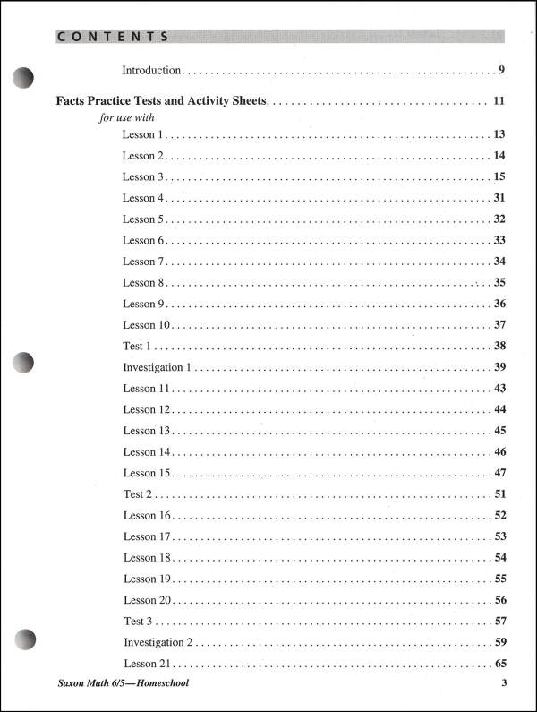 saxon math 6 5 tests and worksheets pdf