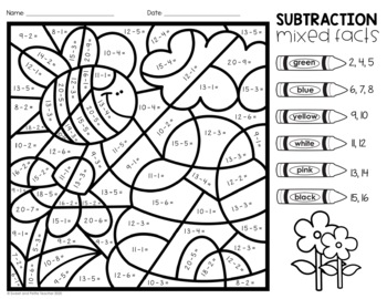 Free Spring Math Number Counting Worksheet Free4Classrooms 