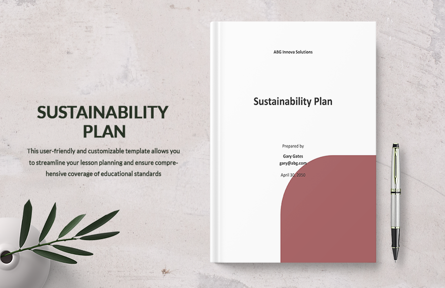 Free Sustainability Plan Templates Editable And Printable