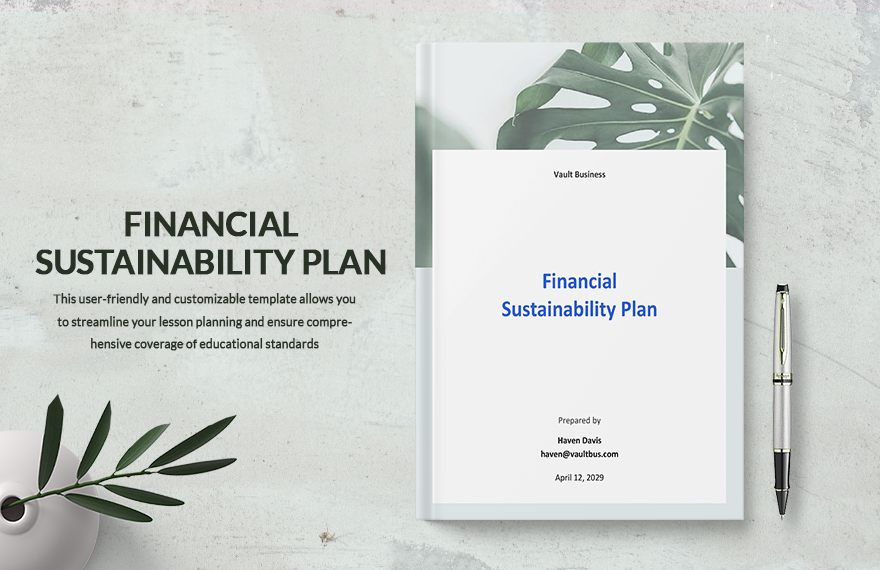 Free Sustainability Plan Templates Editable And Printable
