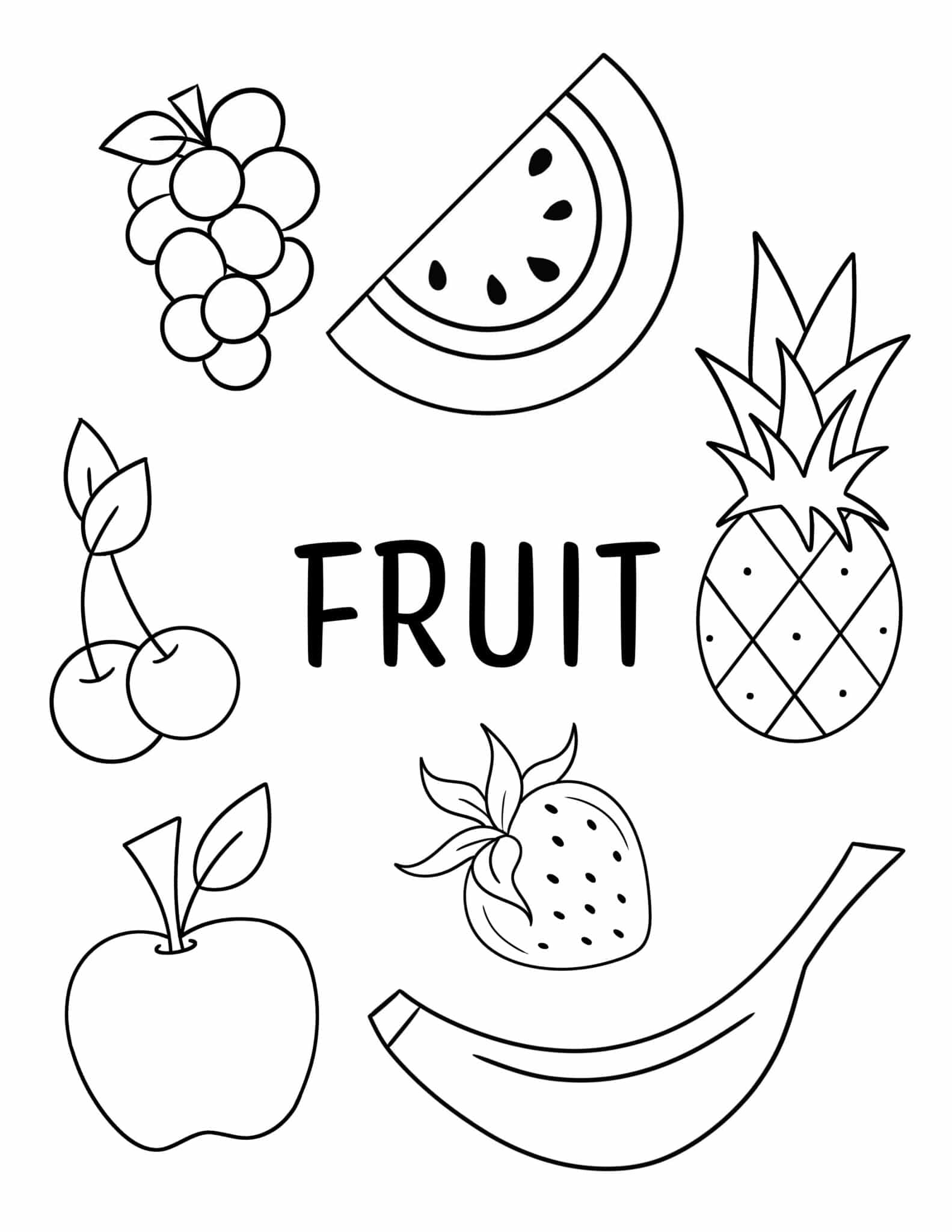 free fruit pictures to print