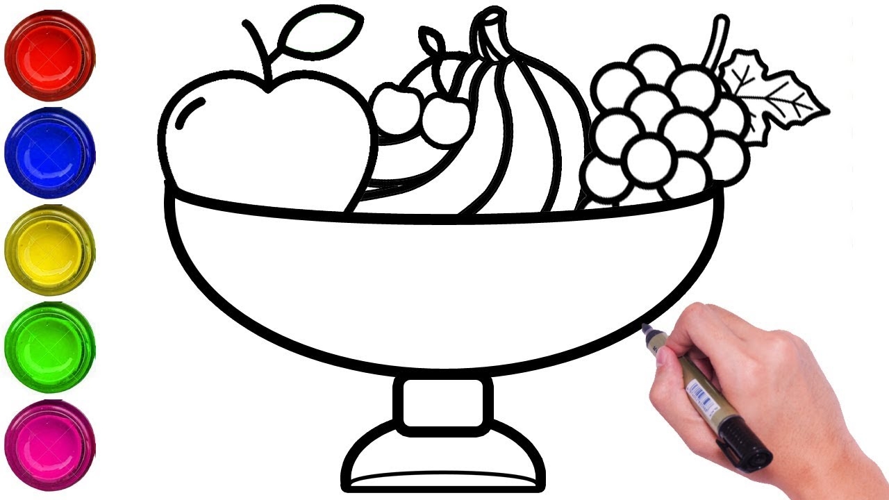 Fruit Basket Drawing For Kids Clearance Shops Www pinnaxis