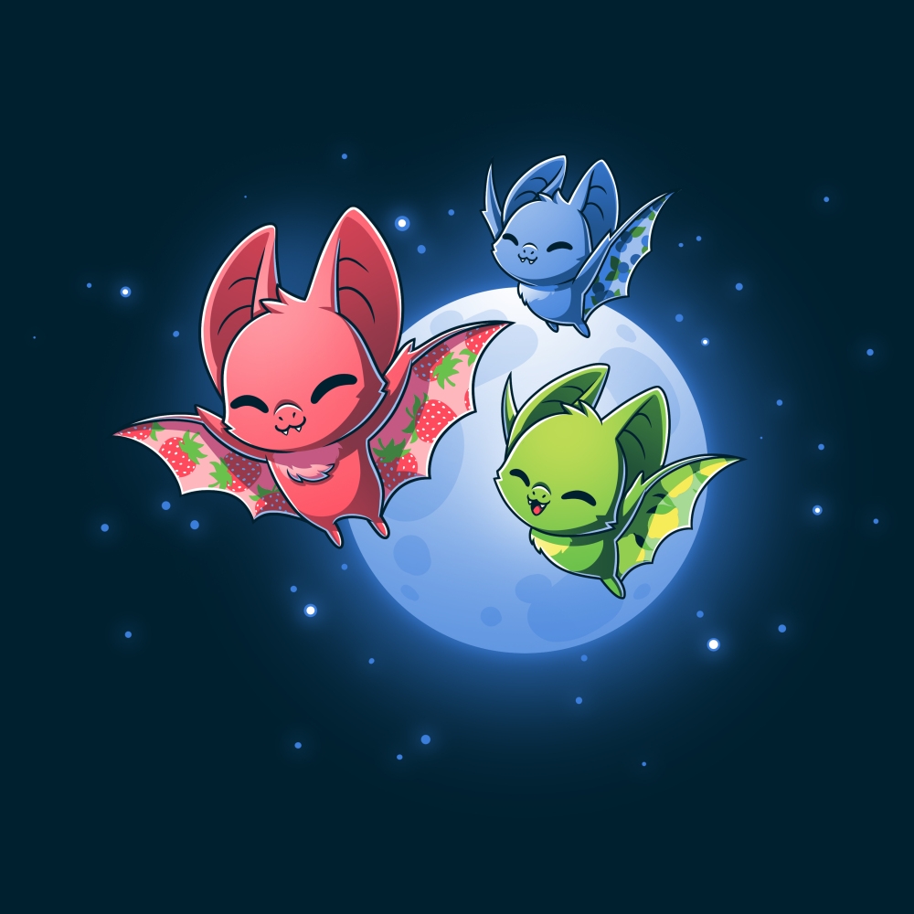 Fruit Bats Funny Cute Nerdy T shirts TeeTurtle