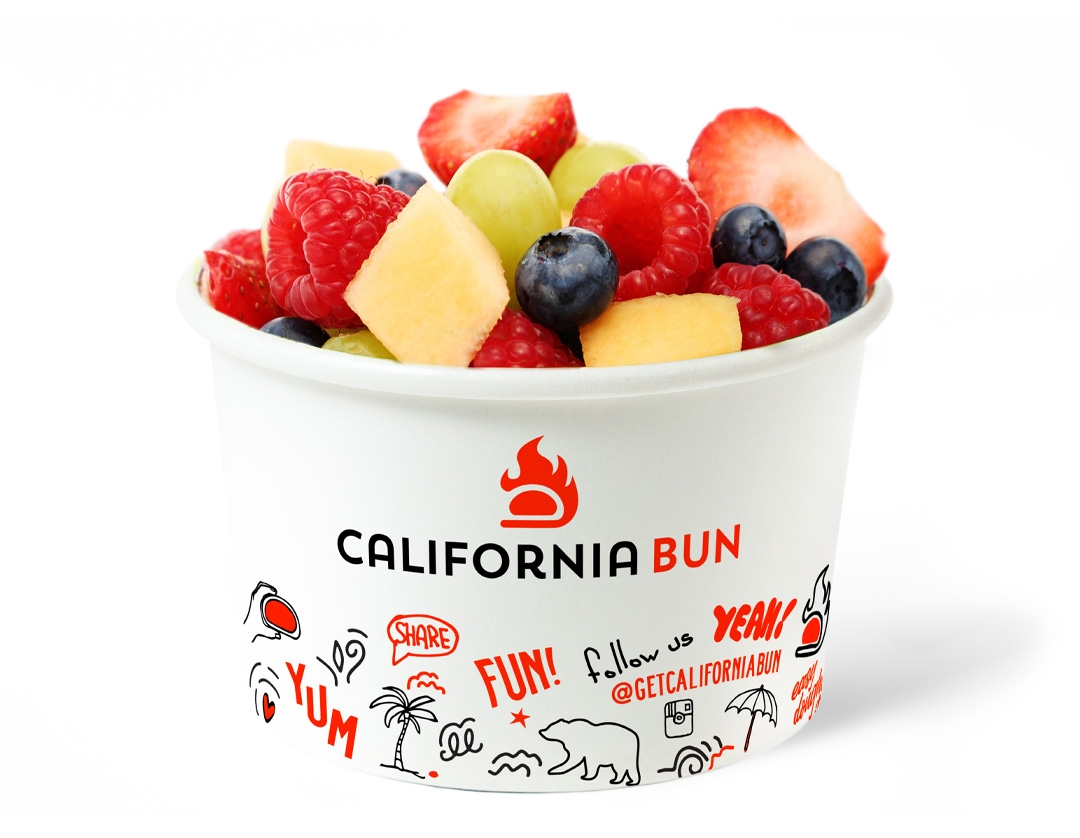 Fruit Cup California Bun