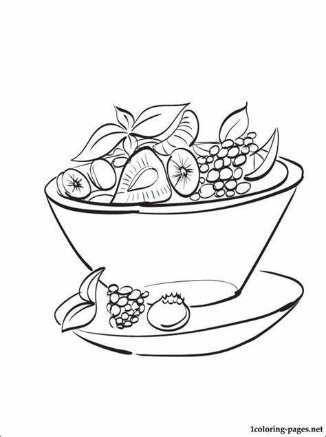 fruit salad picture drawing