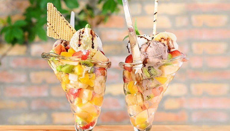 Fruit Salad Ice Cream