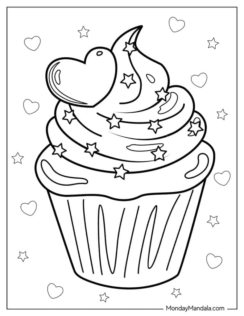 free printable pictures of cupcakes