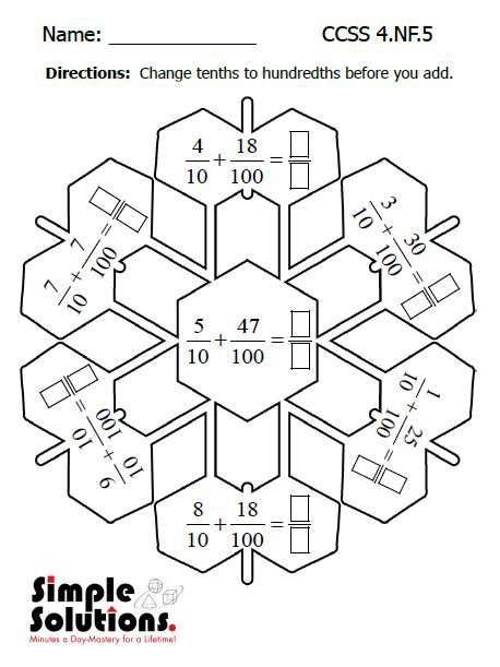 Fun Math Worksheets Middle School