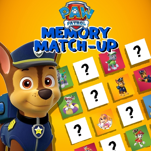 Game Gutter Paw Patrol Memory Match Up