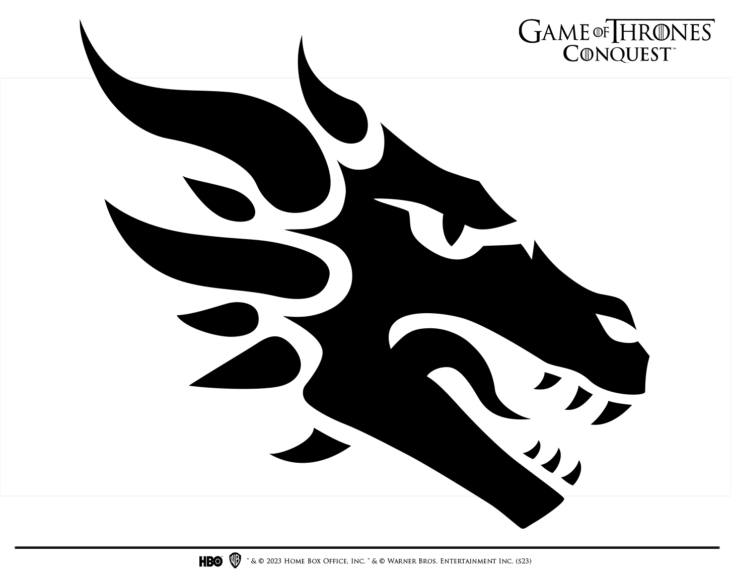 free online printable stencils game of thrones