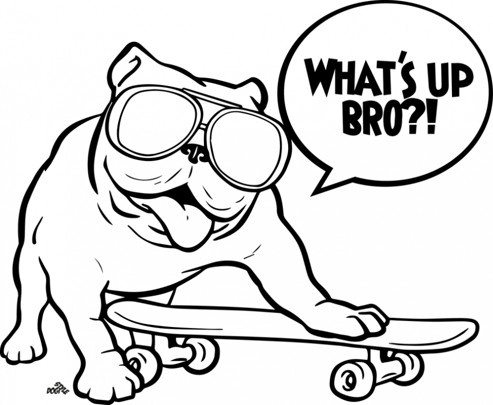 free printable pictures of dogs to color