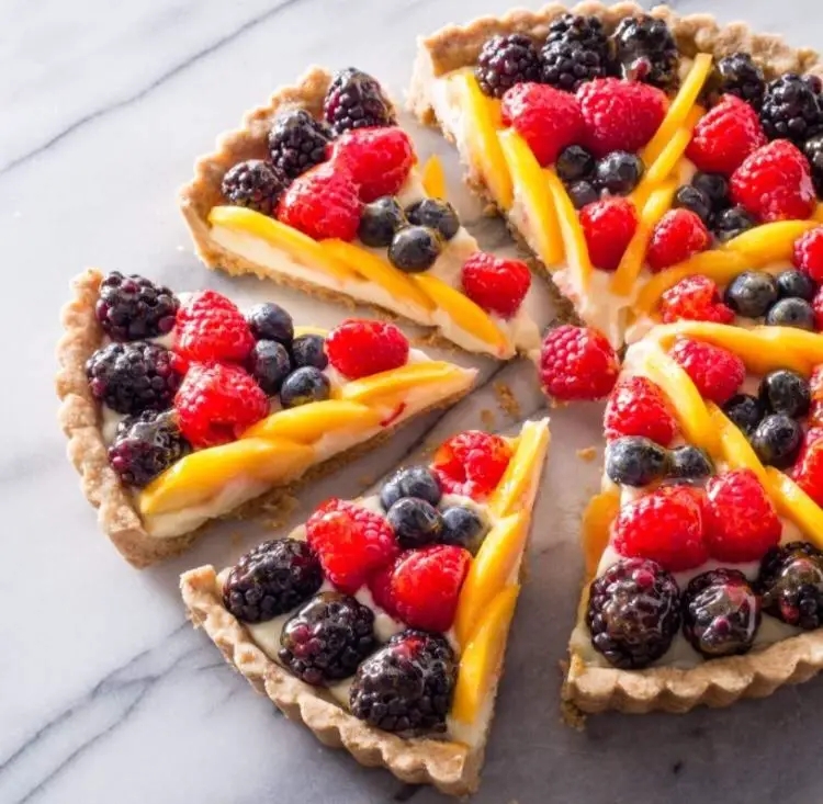 Glazed Fruit Tart Recipe DebbieNet