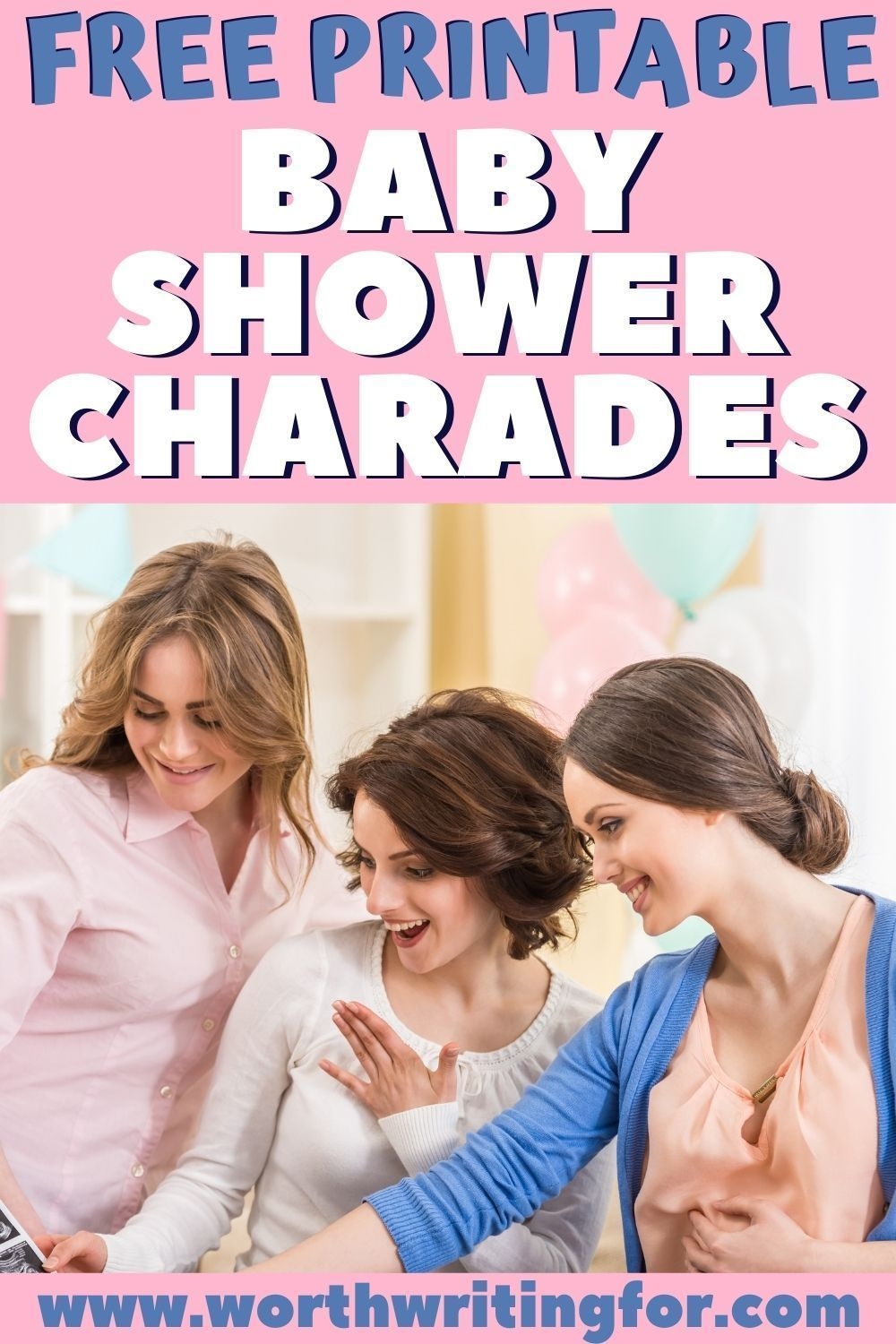 free printable baby shower charades games
