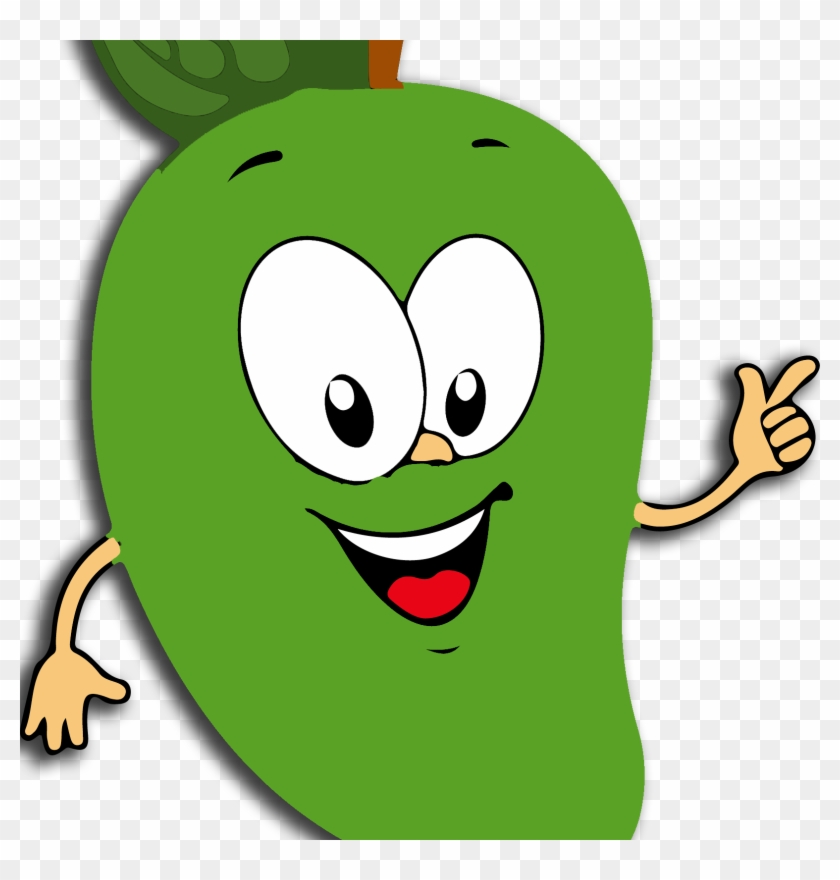 Green Mango Cartoon Png Green Mango Fruit Cartoon Transparent Png 