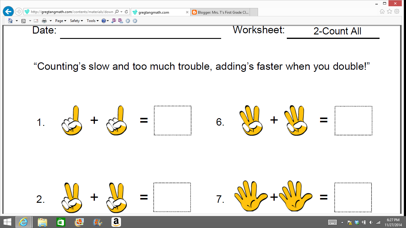Greg Tang Math Worksheets Free Printable