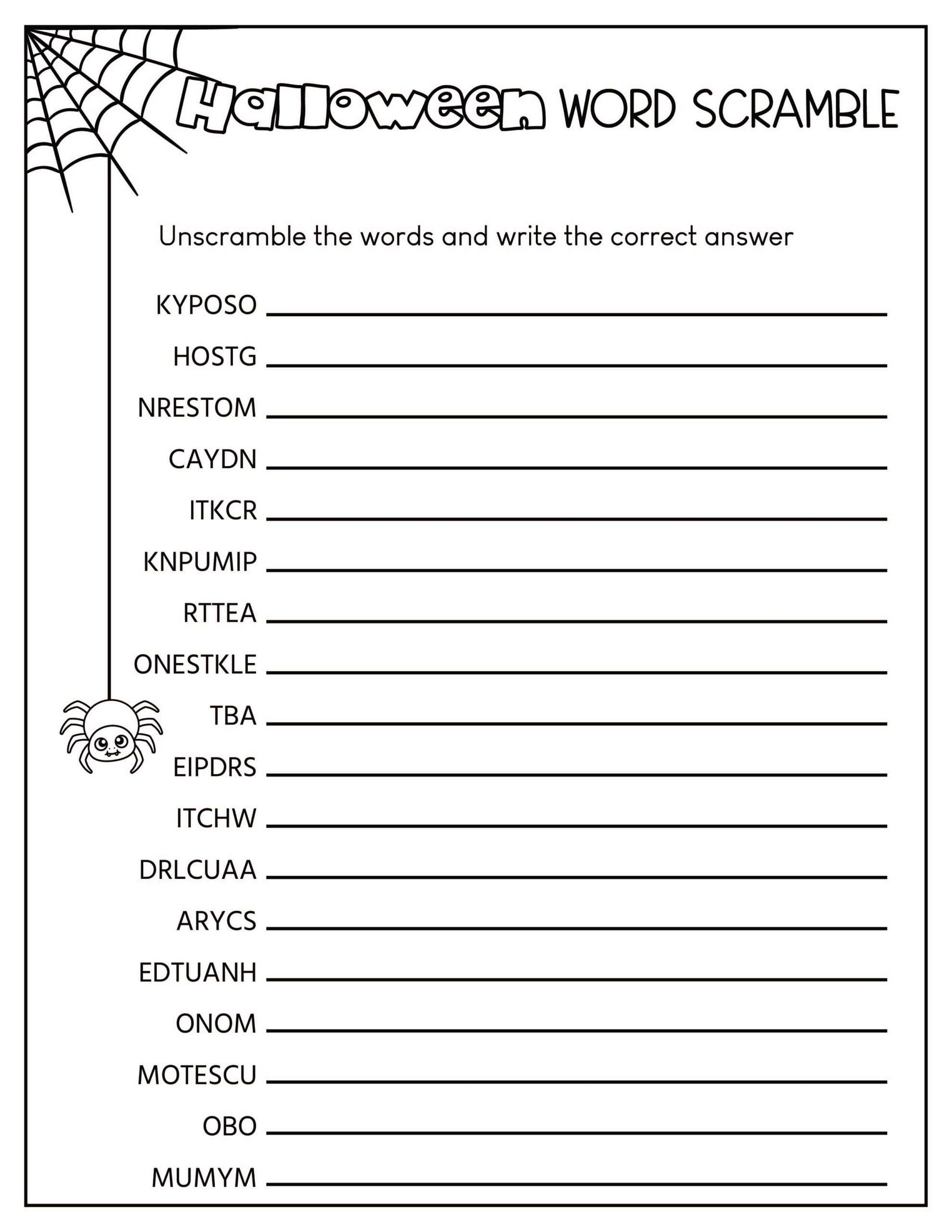 Halloween Activity Pages Shill Art