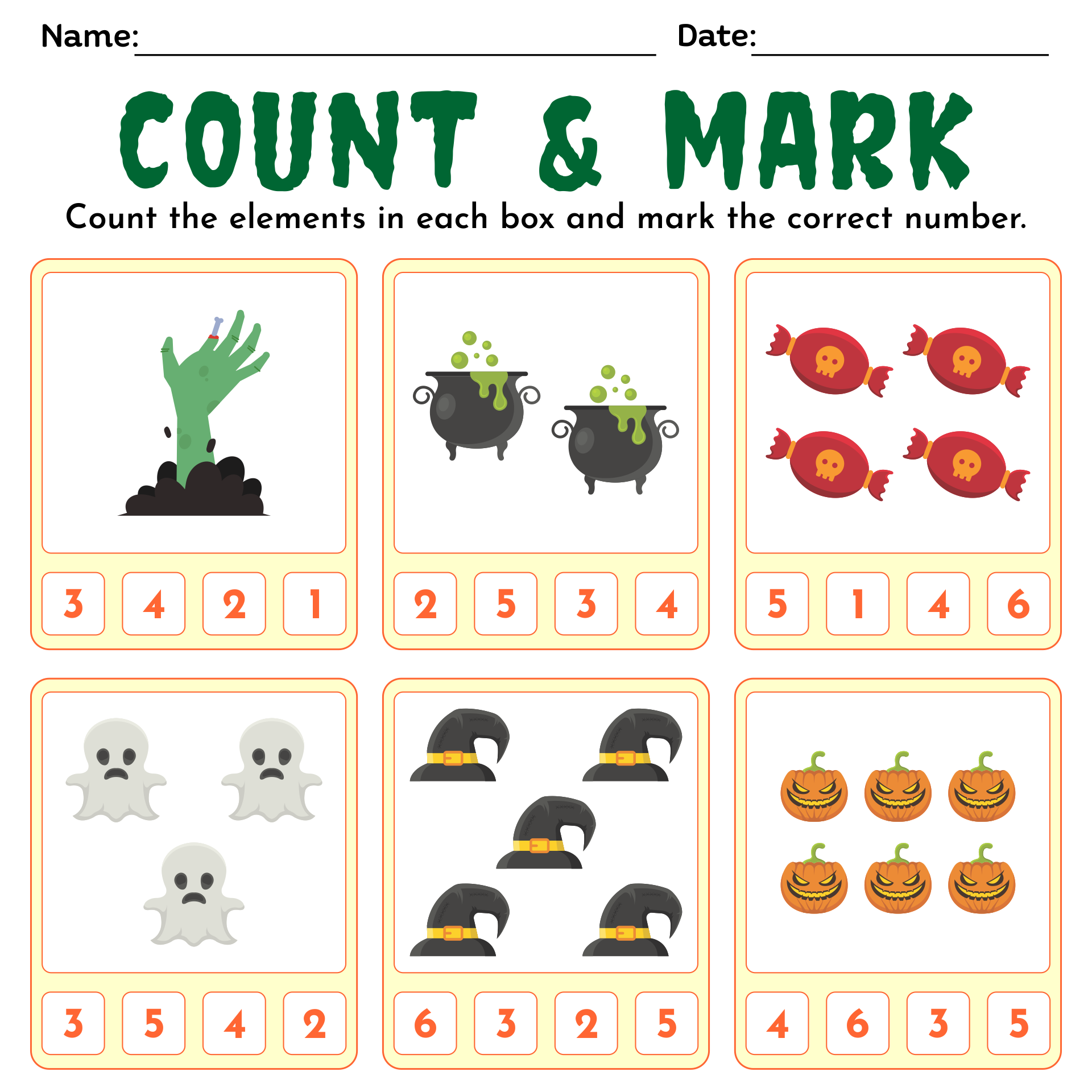 Halloween Math Worksheets 15 Free PDF Printables Printablee