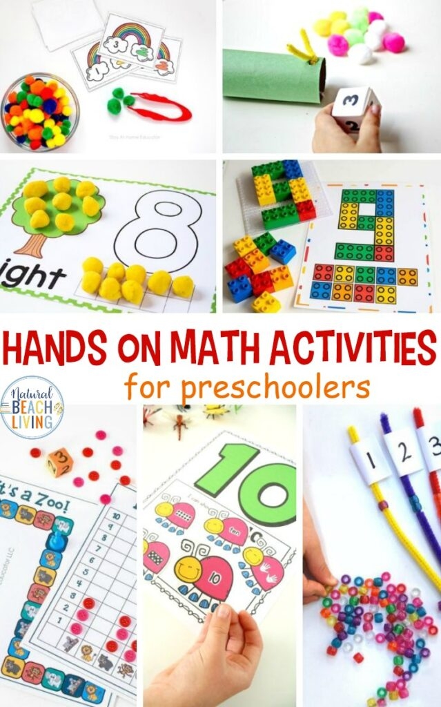 Hands On Math Activities For Preschool And Kindergarten Natural Beach 