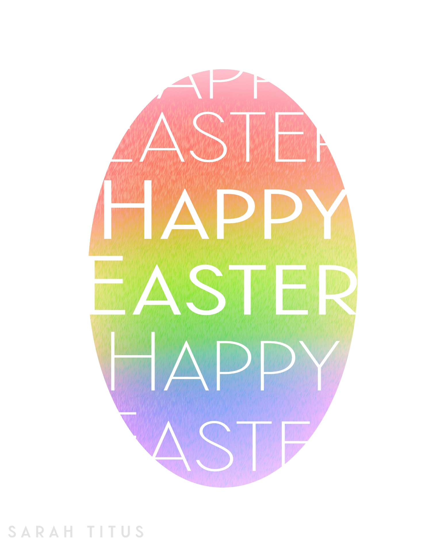 Happy Easter Free Printable Sarah Titus