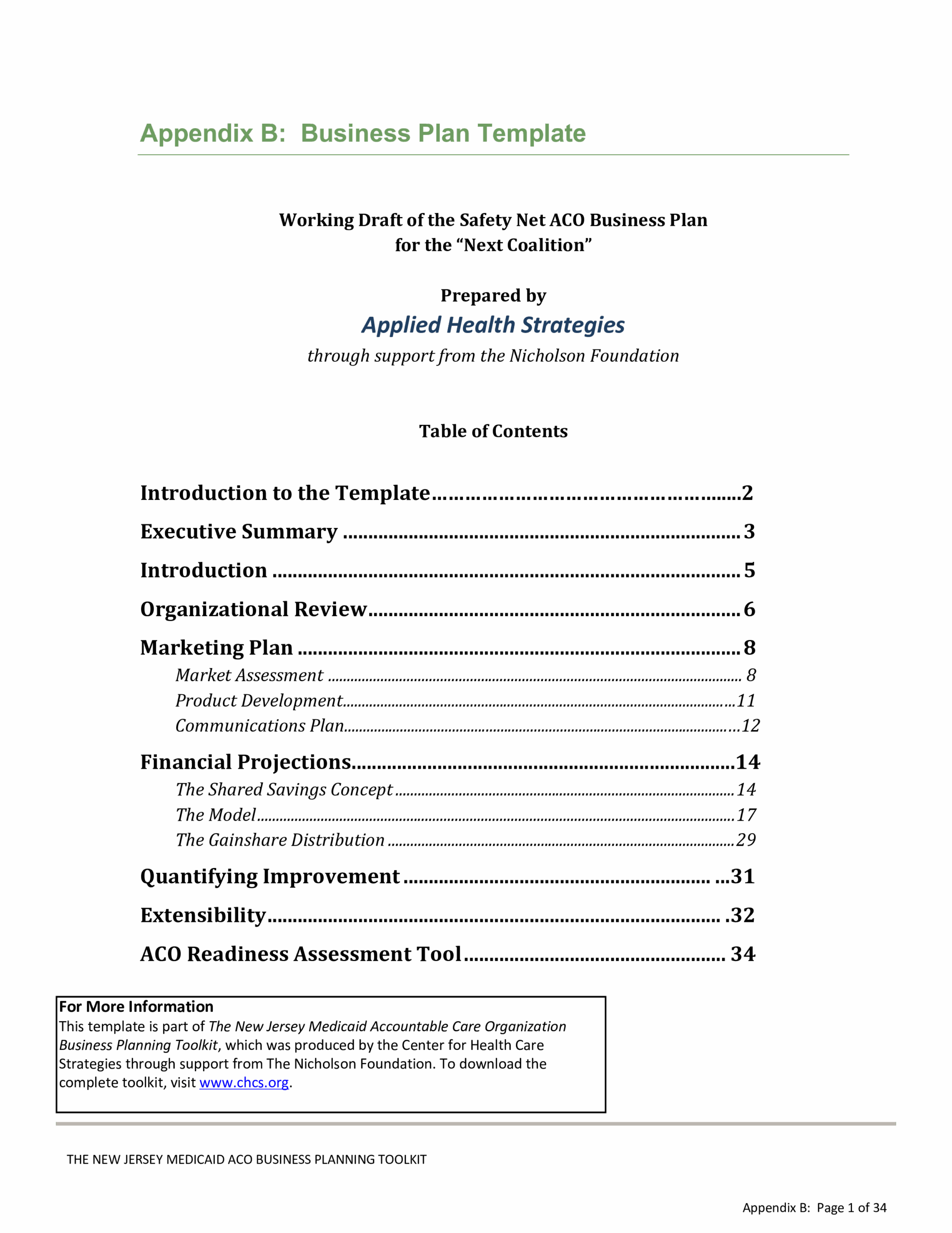 ai business plan template