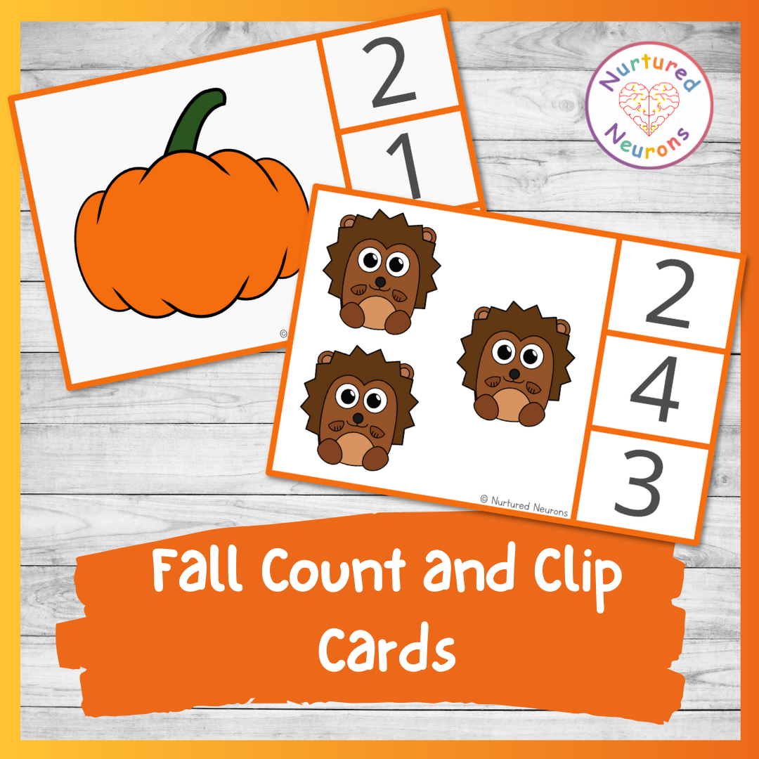 Heart Count And Clip Cards Printable Math Activity Nurtured Neurons