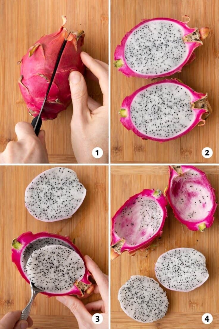 How To Cut Dragon Fruit