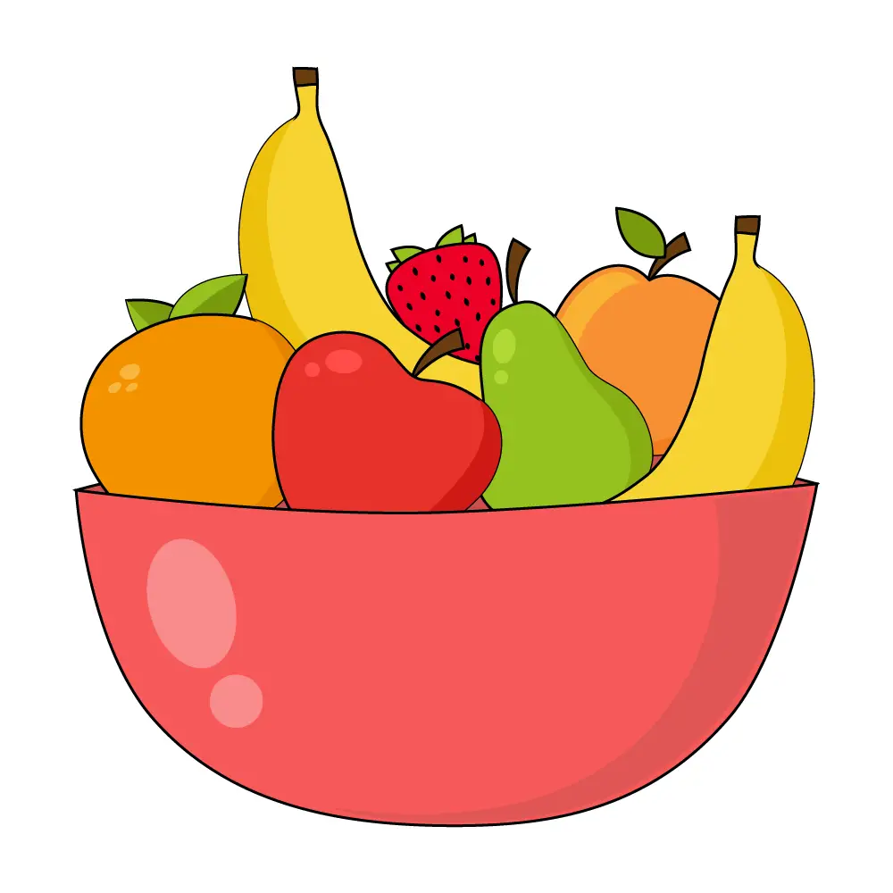 How To Draw Fruits Step By Step