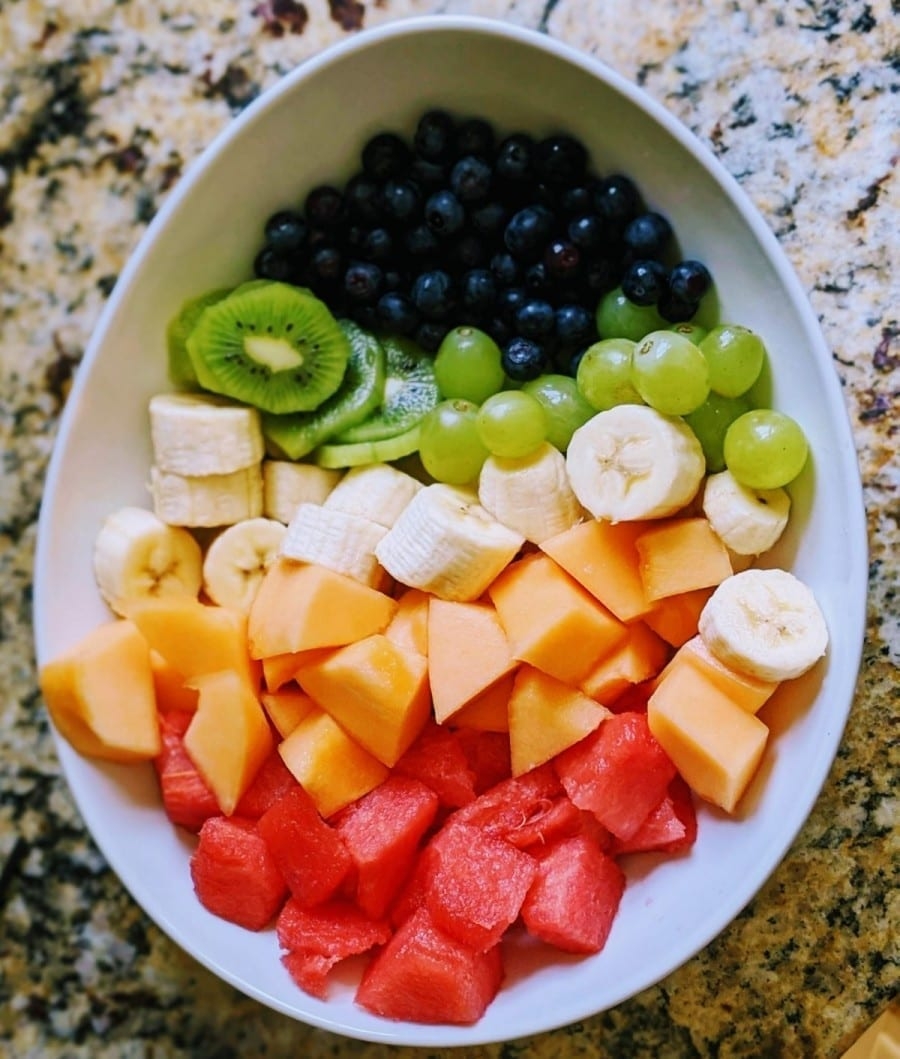 how to make fruit salad-step by step with pictures