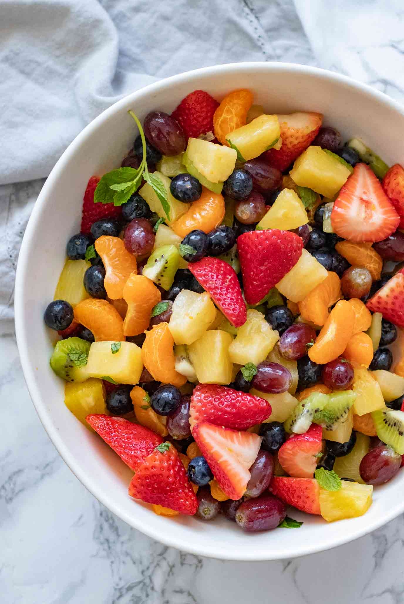 fresh fruit salad pictures