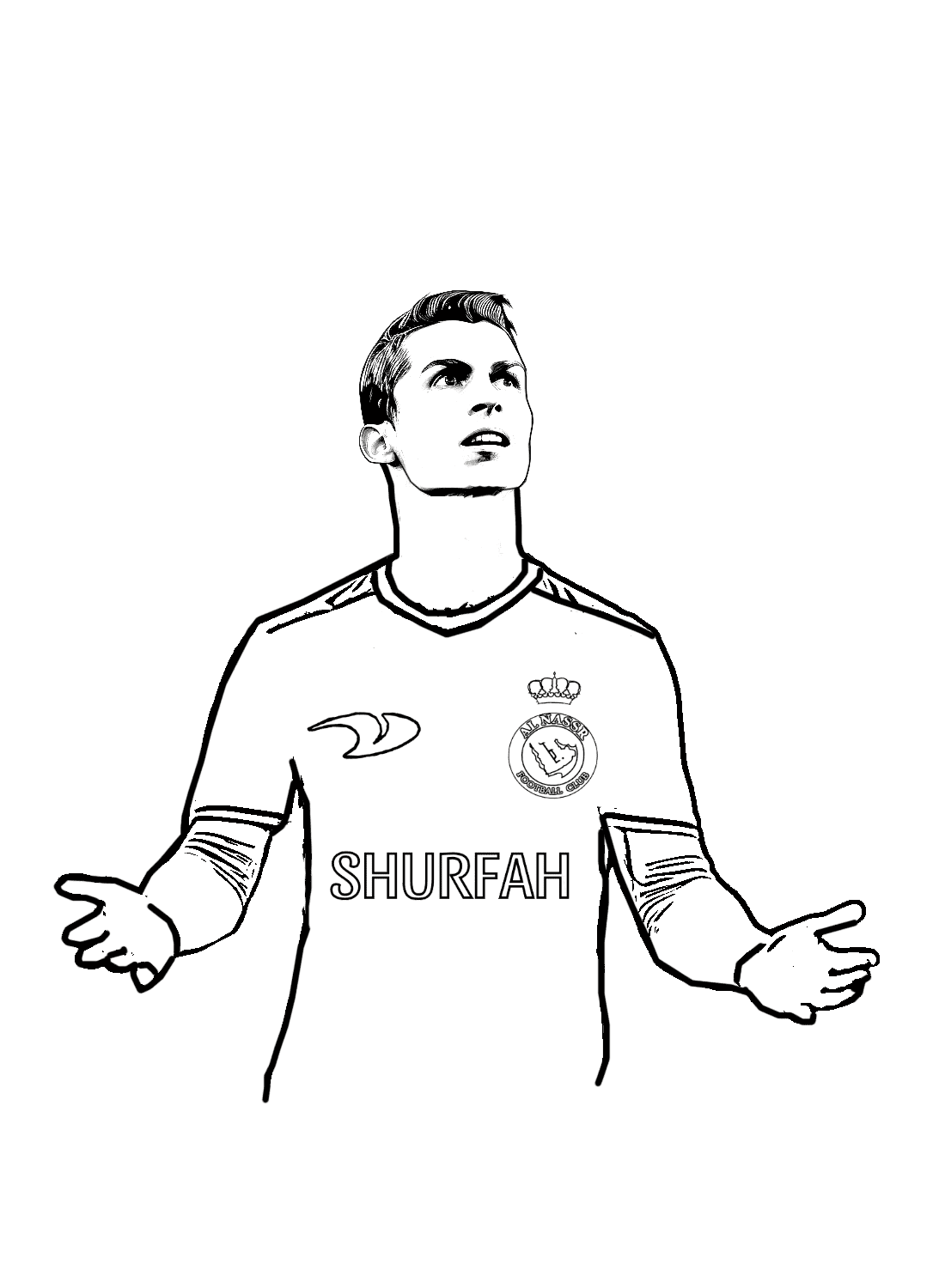 Image Of Cristiano Ronaldo Printable Coloring Pages Cristiano Ronaldo 