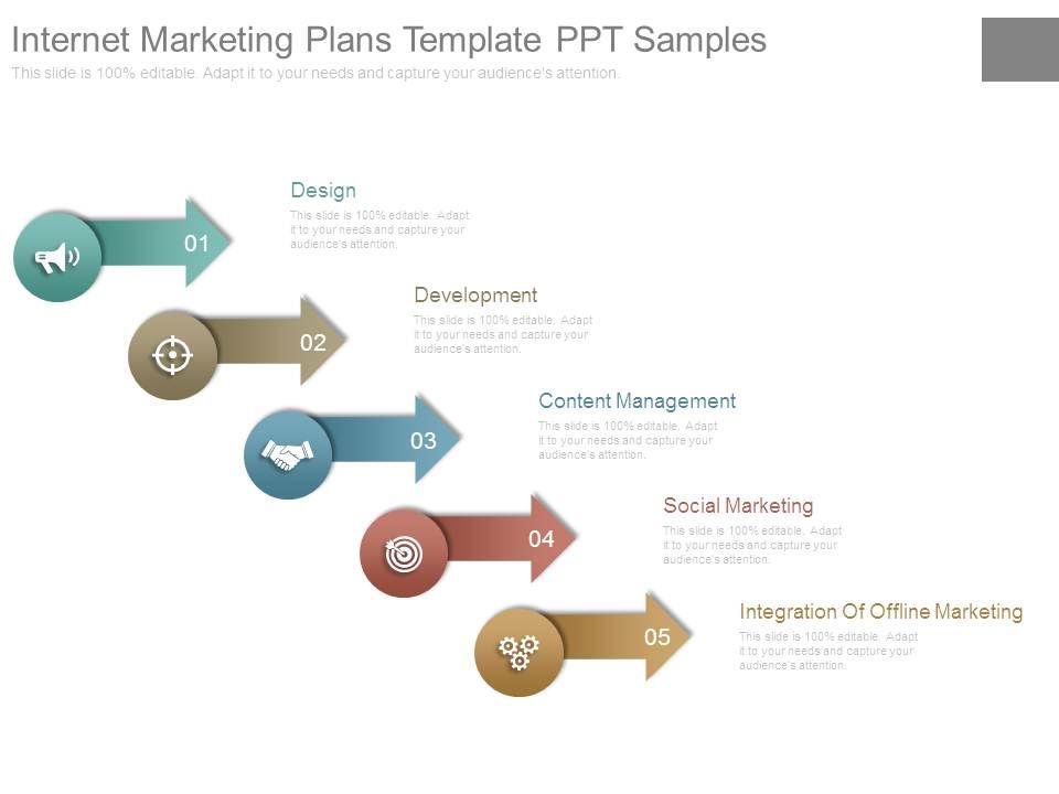 Internet Marketing Plans Template Ppt Samples