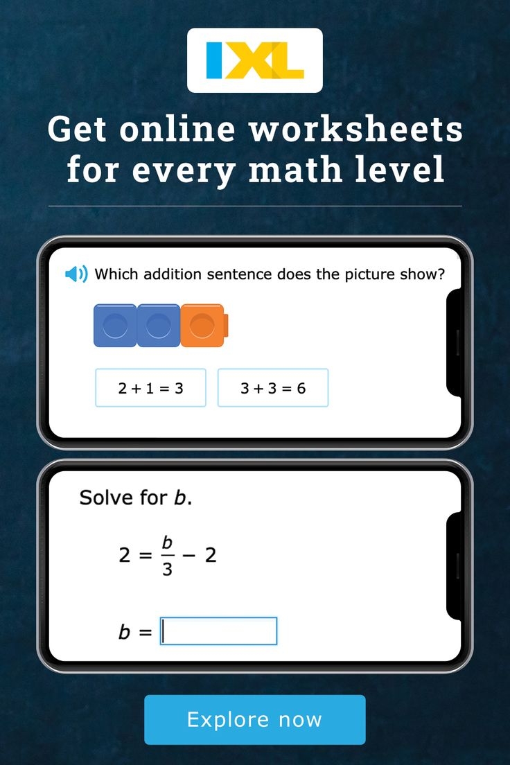 IXL Math Worksheets Library