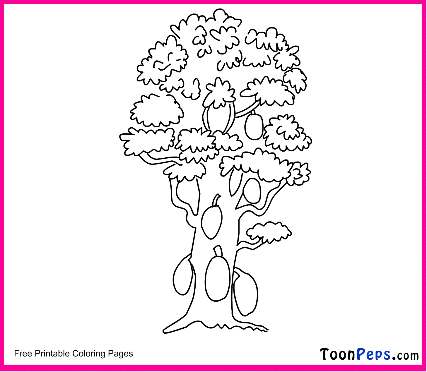 Jack Fruit Tree Clipart Clipground