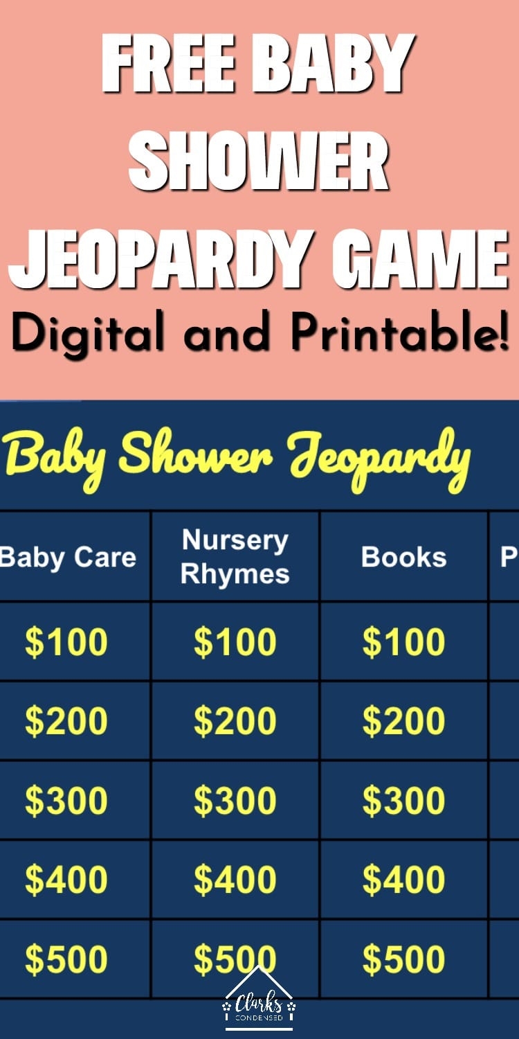 free printable baby shower jeopardy game