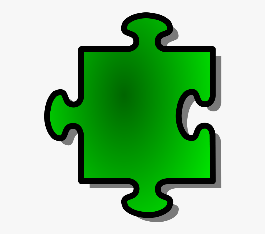 Jigsaw Piece Colored Puzzle Pieces Template Free Transparent 