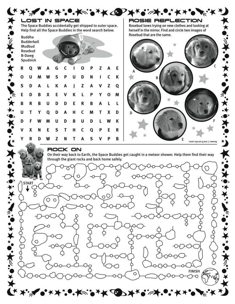free printable kids activity sheets