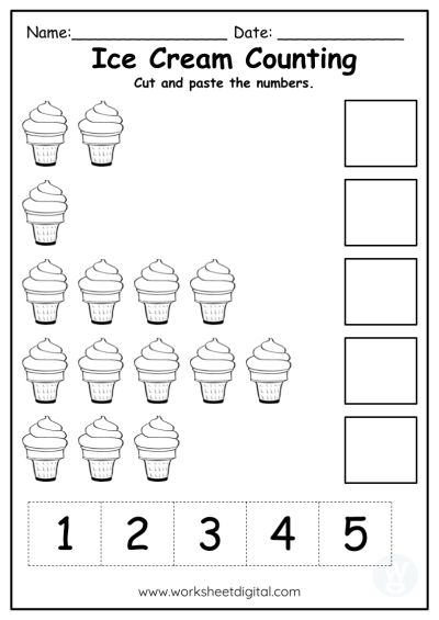 Kindergarten Math Worksheet Digital Worksheets Library