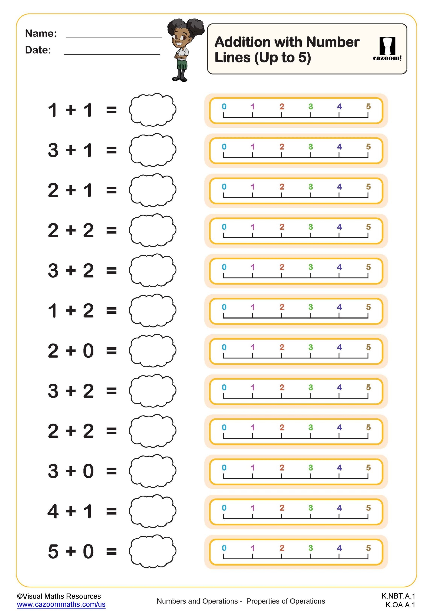 kg math worksheets