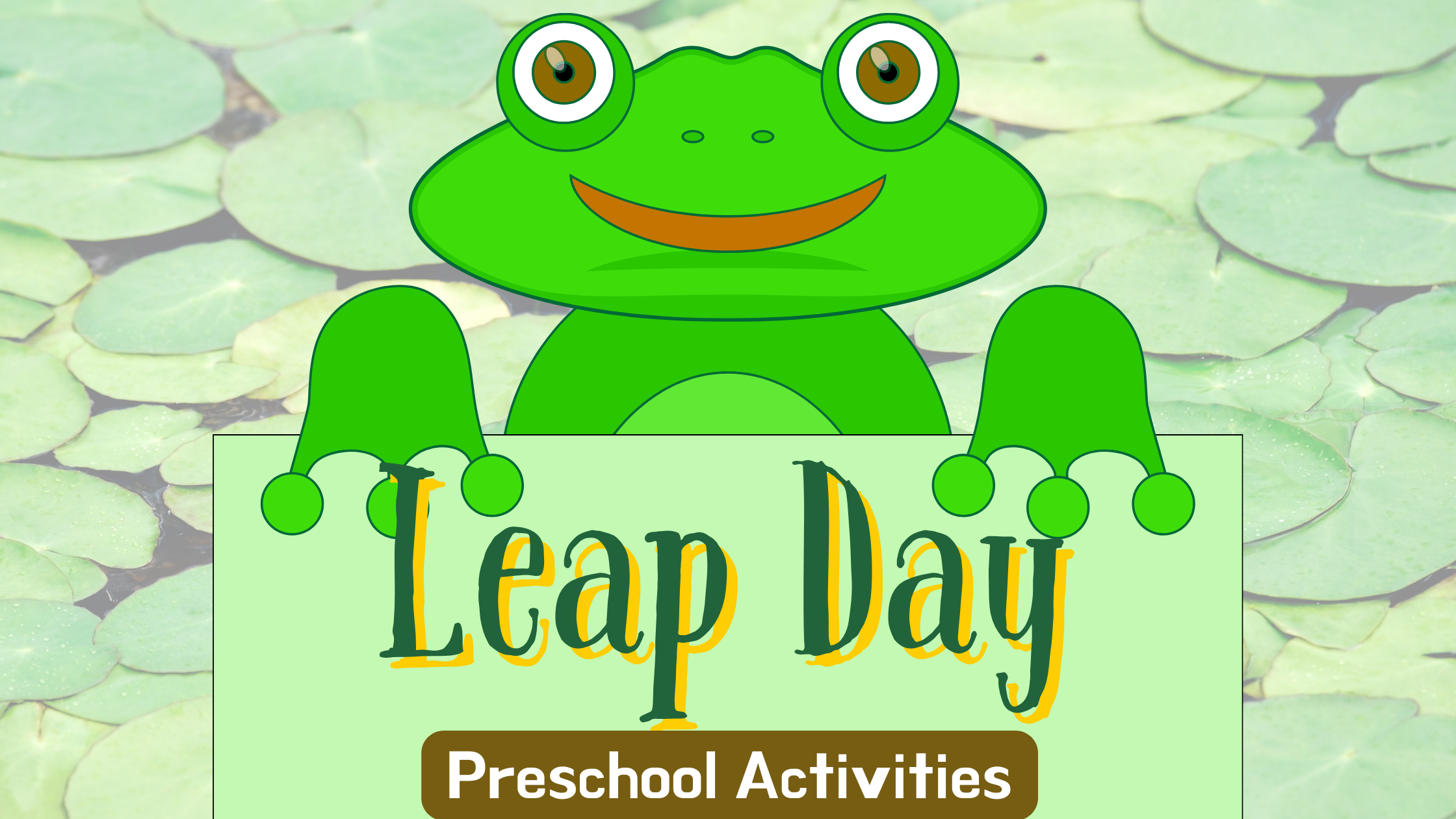 leap year preschool activities printable