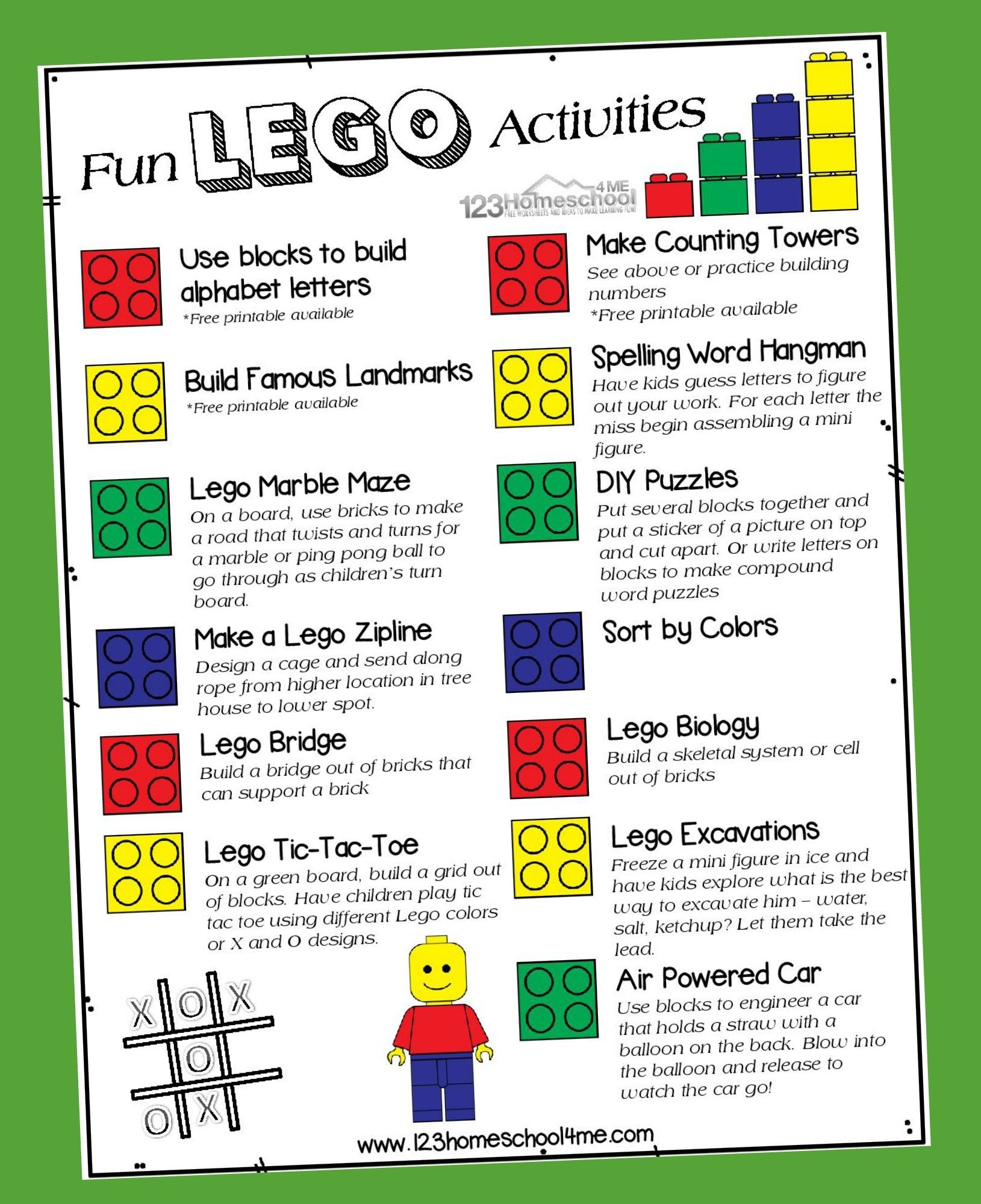 Lego Activities Printable