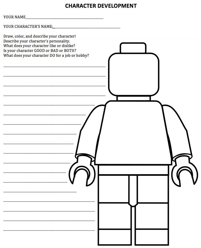 lego printables and activities