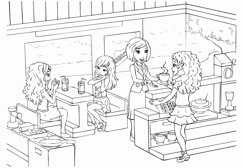 Lego Friends Coloring Pages Printable Coloring Home
