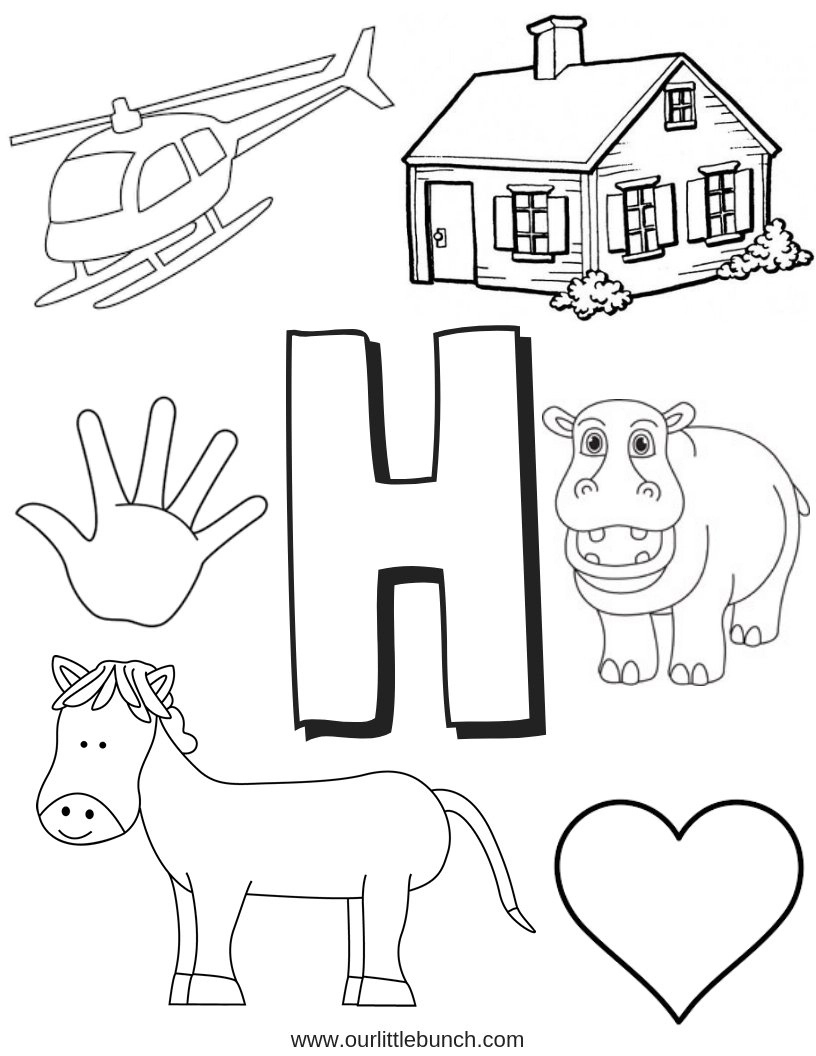 Letter H Printable Worksheets Printable Worksheets