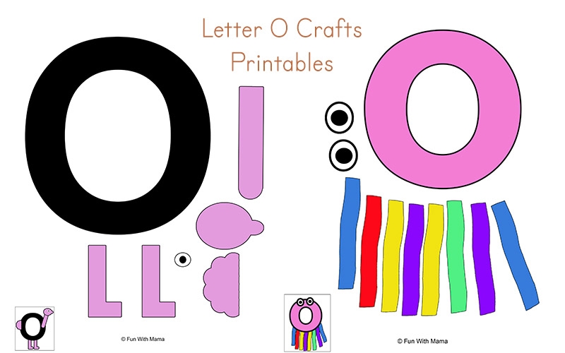 printable letter o craft template