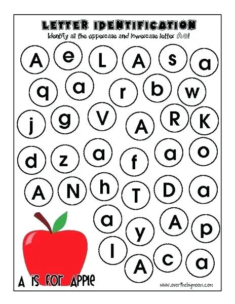 Letter Recognition Activities For Kindergarten Kindergarten