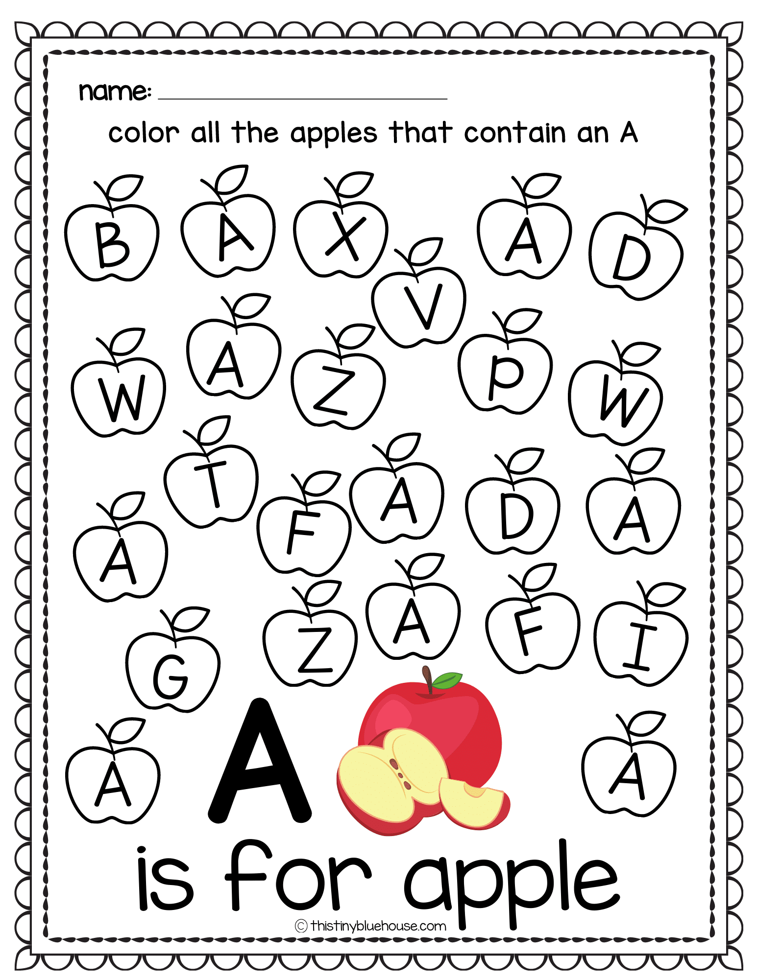 letter recognition activities for preschoolers printable