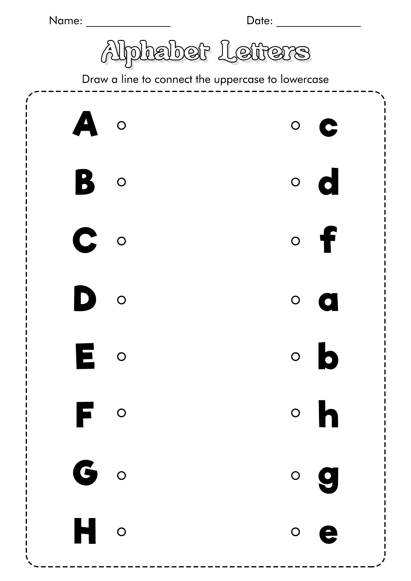Letter Recognition Activities Printable