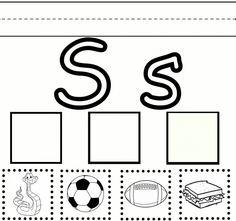 Letter S Worksheets Printable Activity Shelter