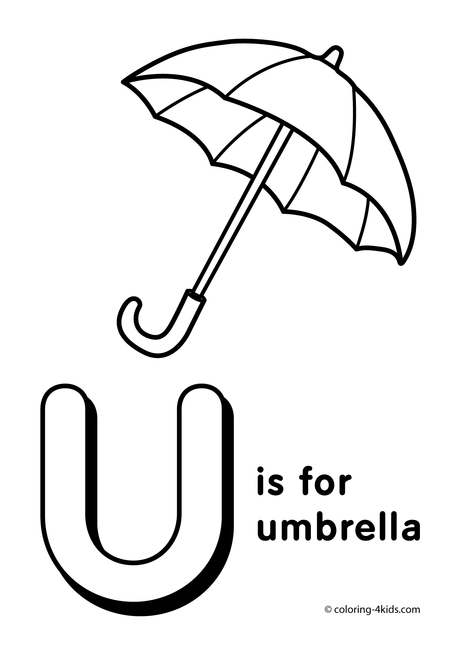 letter u printable activities