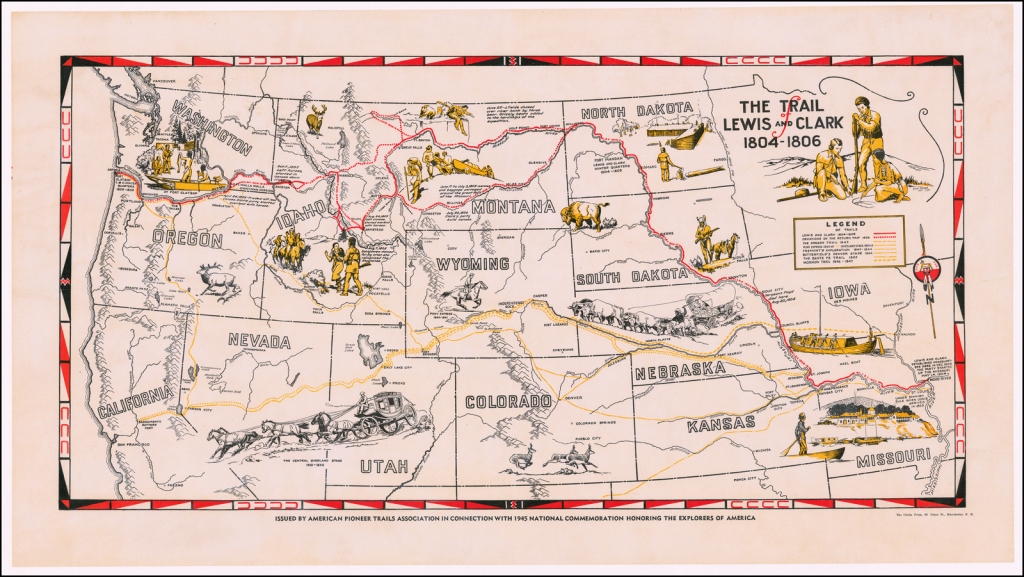 Lewis And Clark Expedition Map Printable Printable Maps